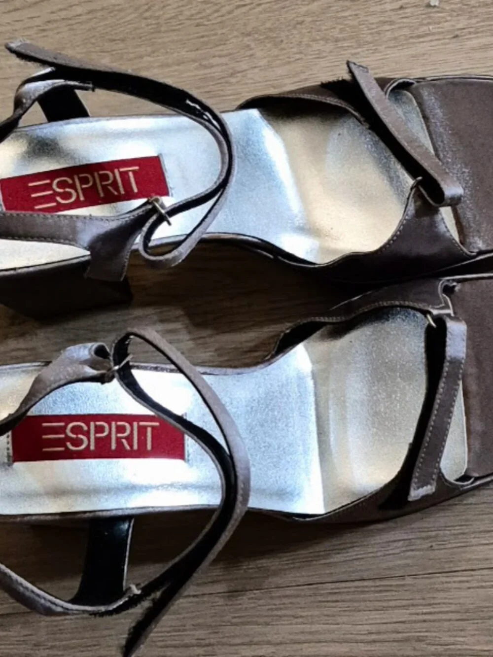 Vtg. Esprit Platform Satin Sophia Heels Size 8.5 NIB